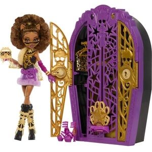 Monster High Skulltimate Secret Doll& Acc. Hauntlywood Mysteries Clawdeen Wolf